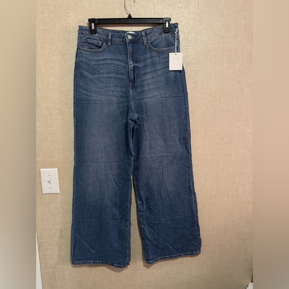 LC Lauren Conrad women’s high rise wide leg jeans - Picture 1 of 7